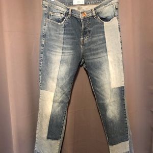 Mango Patchwork jeans